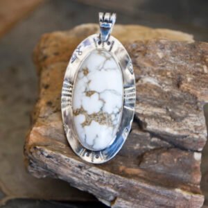 White Horse Pendant 002