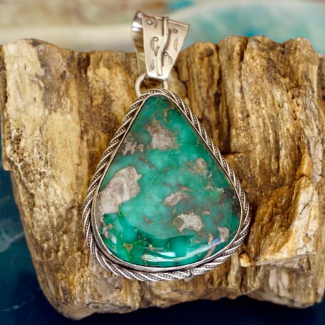 Candelaria Hills Green Turquoise Pendant P010