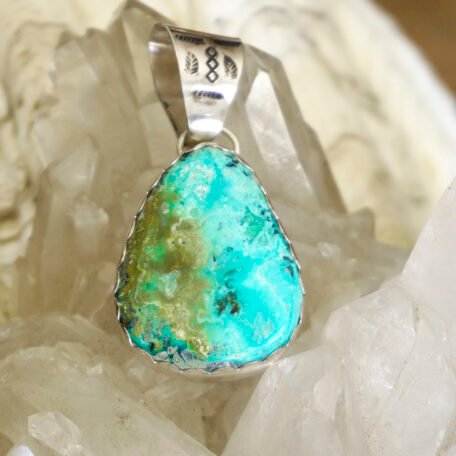 Toiyabe Range Turquoise Pendant 006