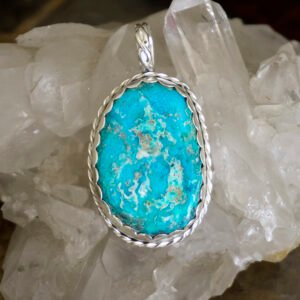 Toiyabe Range Turquoise Pendant 007