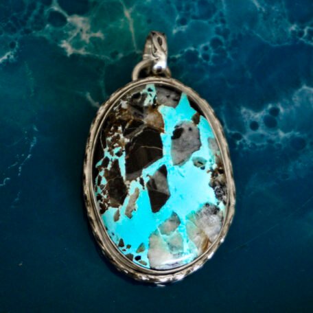 Candelaria Hills Turquoise Pendant 012