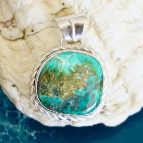 Candelaria Hills Turquoise Pendant 013