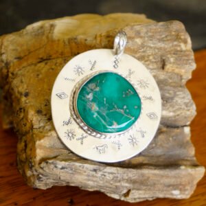 Candelaria Hills Turquoise Pendant 014