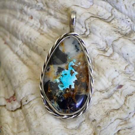 Canderlaria Hills Turquoise Pendant 018