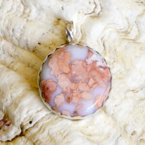 Cotton Candy Agate Pendant 003