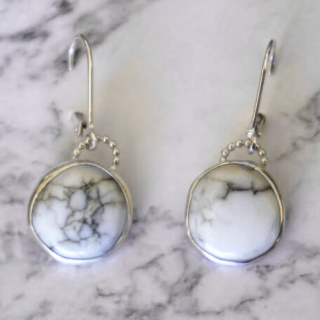 White Horse Earrings 006